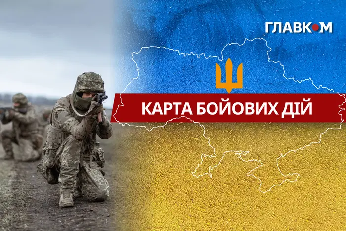Карта бойових дій в Україні станом на 23 квітня 2026 року