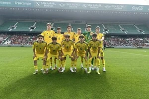 Юнацька збірна України з футболу поступилася Іспанії в другому товариському матчі
