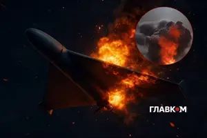 Одеса: зафіксовано влучання БпЛА в будинок (відео)