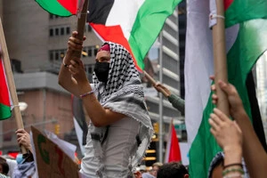 Прихильники Палестини на протесті в Нью-Йорку минулого року