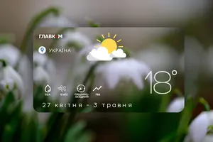 Прогноз погоди на тиждень 27 квітня – 3 травня 2026 року