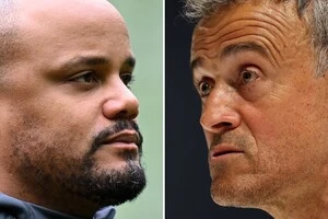 Венсан Компані та Луїс Енріке позмагаються за місце у фіналі