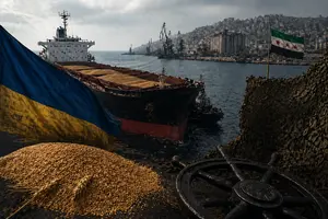 Тіньовий флот РФ вивозить зерно з ТОТ до Сирії
