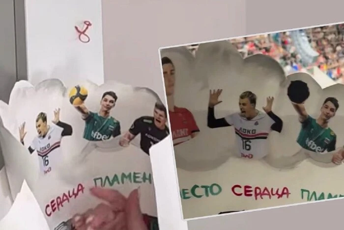 У Росії стюарди не пустили на волейбольну гру дівчинку через плакат з жовто-синім м'ячем