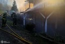 На Закарпатті горить готельний комплекс курорту в Ізках (фото)