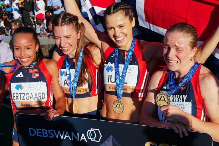 Норвегія вперше в історії виграла медаль Чемпіонатів світу з легкої атлетики в естафеті