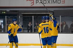 Хокейна збірна України відсвяткувала перемогу