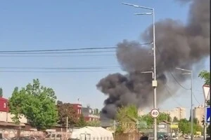 У районі Дарницької ТЕЦ у Києві спалахнула пожежа  