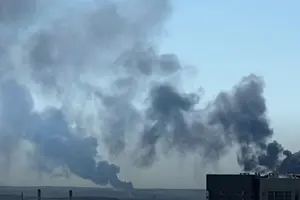 Зафіксовано вибухи та пожежу на території підприємства