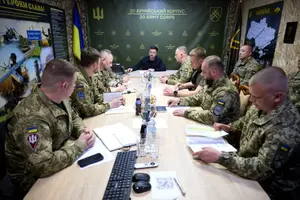 Зеленський зустрівся з воїнами, що входять до складу 20-го армійського корпусу