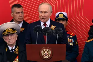 Путін провів найкоротший парад у житті