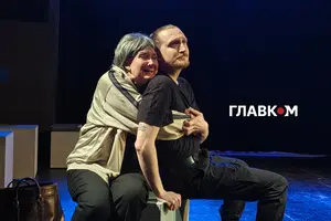 Народна артистка України Поліна Лазова у ролі Віри та актор Костянтин Олексенко у ролі Толі