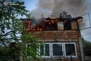 Удар дрона по передмістю Києва: у Хотянівці загорівся двоповерховий будинок (фото)