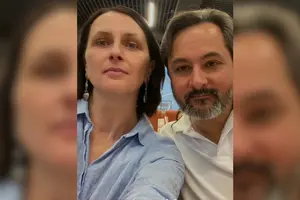 Андрій Білоус з дружиною Іриною 
