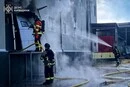 Пожежа у Коцюбинському: дрон влучив в офісну будівлю (фото)
