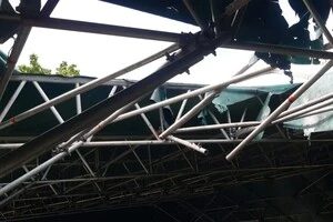 Унаслідок ворожої атаки було пошкоджено захисне укриття