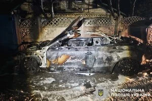 Внаслідок пожежі автомобіль Audi Q5 вигорів повністю