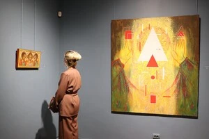 На презентації виставки Руслани Поступаленко «Геометрія світла»