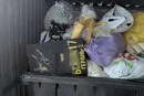 У Києві фрагмент ворожого дрона опинився в контейнері для побутового сміття