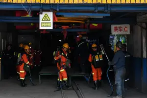 Вибух газу стався пізно ввечері в п'ятницю на вугільній шахті Люшенюй