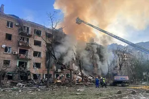 Наслідки удару 24 травня РФ по Києву