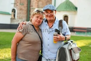 Дмитро Оскін з дружиною (єдине фото дружини актора у мережі є на сайті УНІАН)