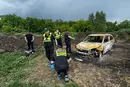 Поблизу Вінниці знайдено спалене авто з тілом людини всередині