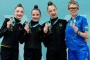 Українські юніорки здобули срібло Чемпіонату Європи з художньої гімнастики