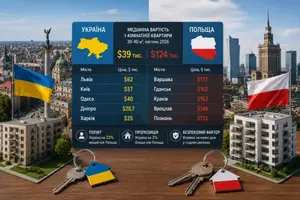 Сравнение цен на покупку квартиры в Украине и Польше