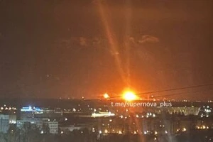 Пожежа у Волгограді після атаки 