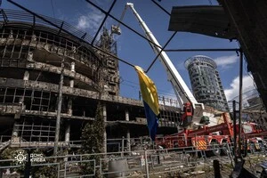 Загроза  подальшого обвалення конструкцій торговельного центру «Квадрат» наразі повністю ліквідована