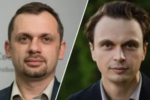 Андрія Левуса (зліва) та Миколу Давидюка (справа) визнано обраними нардепами