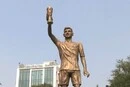 В Індії була демонтована 21-метрова статуя Мессі