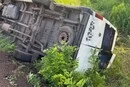 На Харківщині перевернувся автобус зі школярами: багато травмованих (фото)