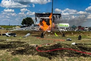 Окупанти вдарили по АЗС на Херсонщині