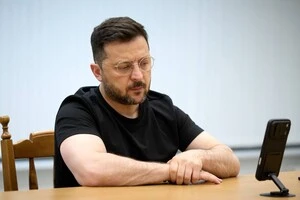 Володимир Зеленський під час переговорів