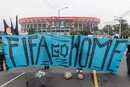 За два дні до Чемпіонату світу мітингувальники у Мехіко заблокували вхід до стадіону «Ацтека» 