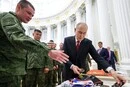 Путін побажав удачі російським військовим у просуванні до Запоріжжя