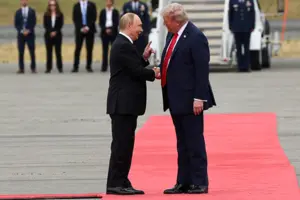Путин и Трамп встретились в Анкоридже в августе 2025 года