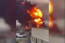 Дрони уразили Московський НПЗ: відео масштабної пожежі
