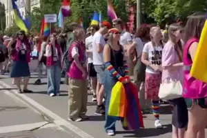 У центрі Києва поліція посилила заходи безпеки під час проведення маршів