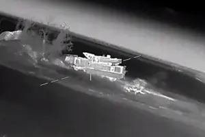 Російський «Панцир-С2» вигорів ущент після атаки дронів