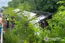 На Хмельниччині перекинувся туристичний автобус, що прямував з Києва до Болгарії