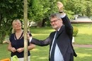 Посол Франції висадив дуб на честь Анни Ярославни у Софії Київській