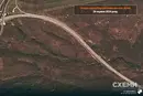 Зафіксовано кілометрові затори перед Керченським мостом (супутникові знімки)