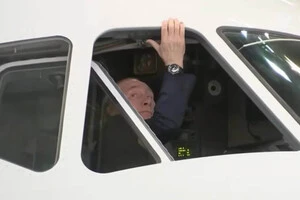 Путін захопився літаком та потрапив на камери