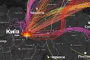 Атака на Україну: мапа орієнтовного маршруту ракет та дронів