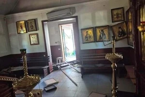Російський обстріл залишив пошкодженим храм Казанської ікони Божої Матері