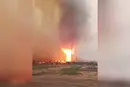 Пожежники показали вогняний смерч у Чорнобильській зоні