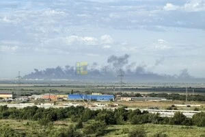 Після вибухів у Таганрозі спалахнув об'єкт із перевалки пального